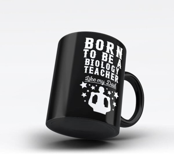 Dad to Son Mug – Funny Bitcoin Miner Gift from Dad | Black Coffee Mug - Image 3