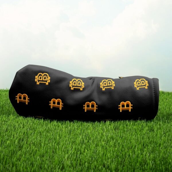 Bitcoin Golf Driver Headcover - Leather Golf Club Covers - HODL 21 Head Cover Golf Accessories - Image 7