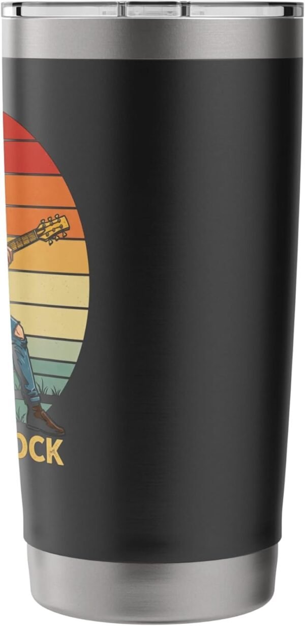Hard Rock Punk Metal Bitcoiner HODL Music Crypto Bitcoin Stainless Steel Insulated Tumbler - Image 3