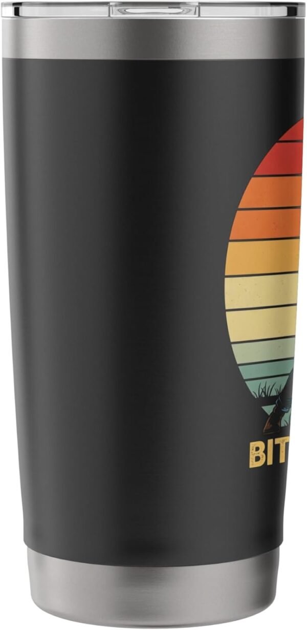 Hard Rock Punk Metal Bitcoiner HODL Music Crypto Bitcoin Stainless Steel Insulated Tumbler - Image 5