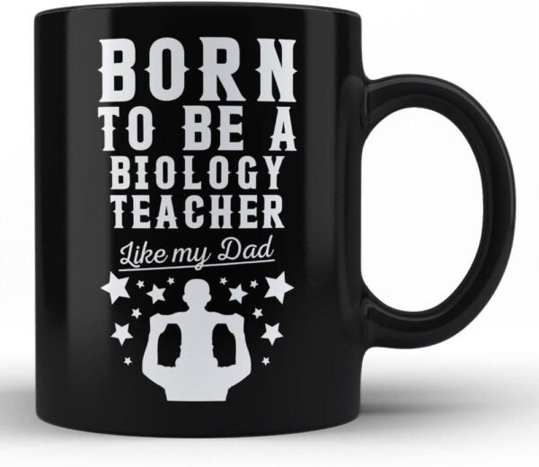 Dad to Son Mug – Funny Bitcoin Miner Gift from Dad | Black Coffee Mug - Image 2