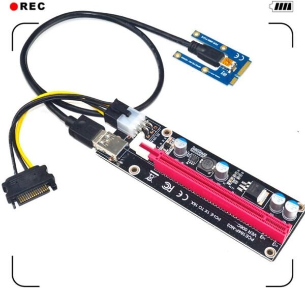 Mini PCIe to PCI Express 16X Riser for Laptop External Graphics Card BTC Miner MPCIe to PCI-E Slot Mining Card, 500025315 - Image 5