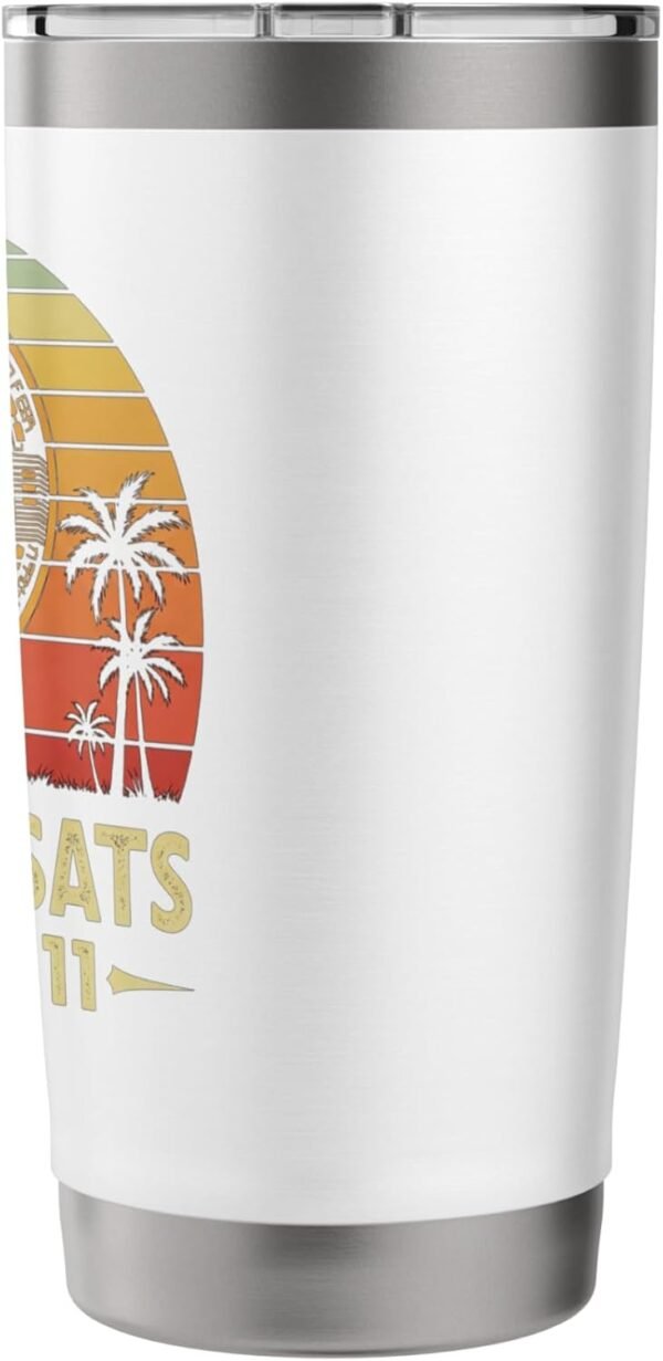 Stacking Sats Since 2011 Birthday hodl Bitcoiner Bitcoin Stainless Steel Insulated Tumbler - Image 3