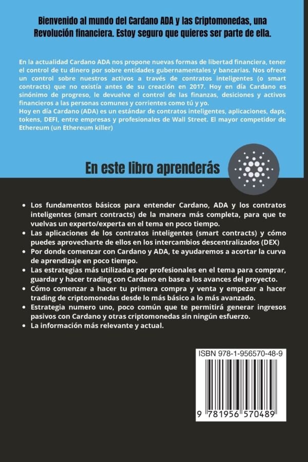 Cardano en Español: La guía definitiva para introducirte al mundo de Cardano ADA, las criptomonedas smart contracts y dominarlo por completo (Spanish Edition) - Image 3