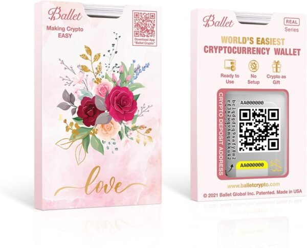 Ballet 3-Pack Gift Set REAL Bitcoin - The Easiest Crypto Cold Storage Card - Cryptocurrency Hardware Wallet with Multicurrency and NFT Support - Image 3