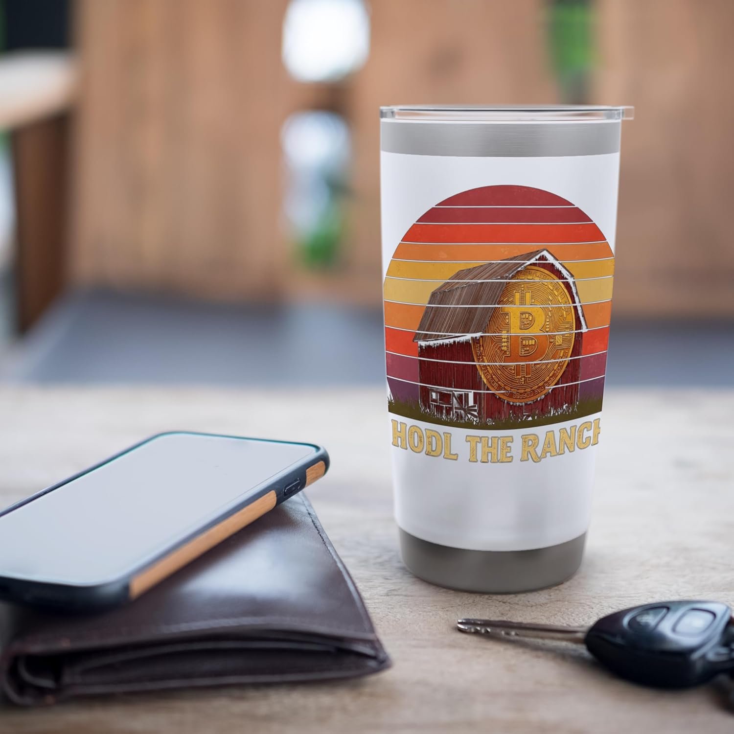 Crypto Cowboy Ranch Western Farming Rodeo Funny Meme Bitcoin Stainless Steel Insulated Tumbler 8 Crypto Cowboy Ranch Western Farming Rodeo Funny Meme Bitcoin Stainless Steel Insulated Tumbler - Image 8