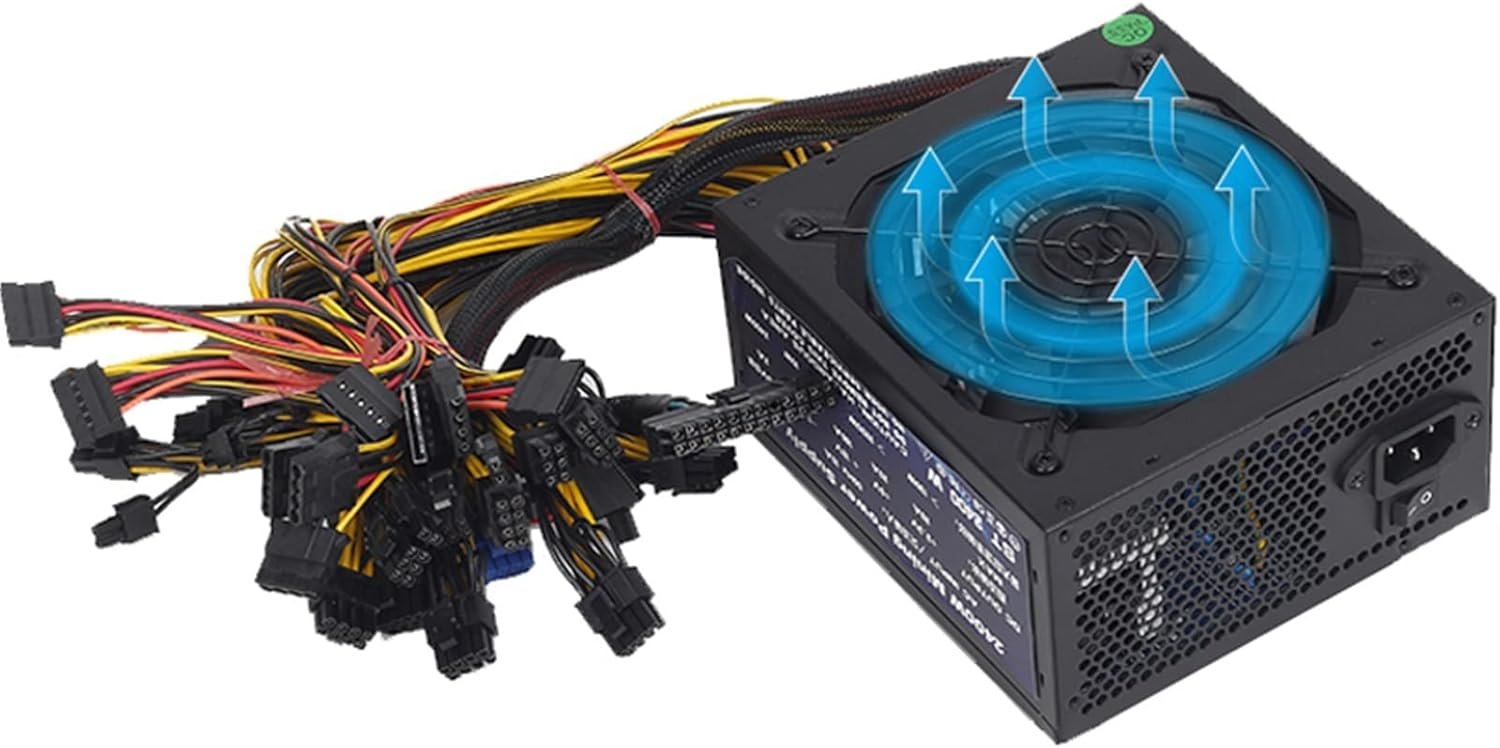 2000W Switching Power Supply 95% Efficiency for Ethereum S9 S7 L3 Rig Mining for Bitcoin Miner asic Bitcoin Mining 4 2000W Switching Power Supply 95% Efficiency for Ethereum S9 S7 L3 Rig Mining for Bitcoin Miner asic Bitcoin Mining - Image 4