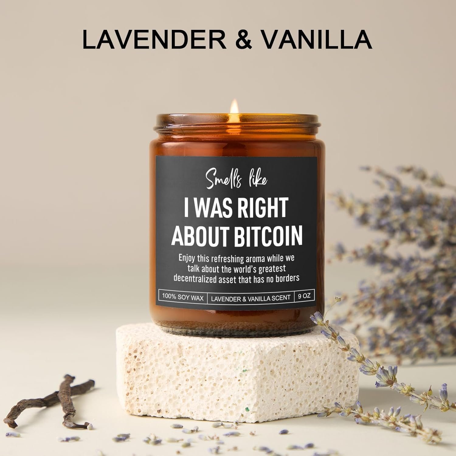 Scented Candle, Bitcoin Merch, Cryptocurrency, Crypto Gifts for Men, Women, Funny Bitcoin Gifts for Him, Husband, Boyfriend, Dad, Son, Brother, Best Friend, Trader, Crypto Lovers 4 Scented Candle, Bitcoin Merch, Cryptocurrency, Crypto Gifts for Men, Women, Funny Bitcoin Gifts for Him, Husband, Boyfriend, Dad, Son, Brother, Best Friend, Trader, Crypto Lovers - Image 4