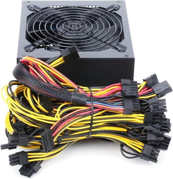 2000W 2400W 2600W 160V-240V ATX ETH Mining Bitcoin Power Supply 95% Efficiency for 3060 3070 3080 Miner Rig(2400W to 2600W US) - Image 5