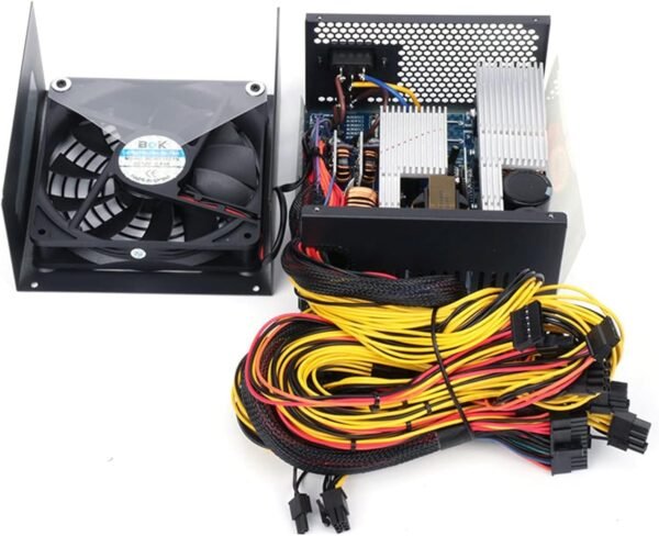 2000W 2400W 2600W 160V-240V ATX ETH Mining Bitcoin Power Supply 95% Efficiency for 3060 3070 3080 Miner Rig(2400W to 2600W US) - Image 7