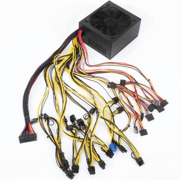 2000W 2400W 2600W 160V-240V ATX ETH Mining Bitcoin Power Supply 95% Efficiency for 3060 3070 3080 Miner Rig(2400W to 2600W US) - Image 8