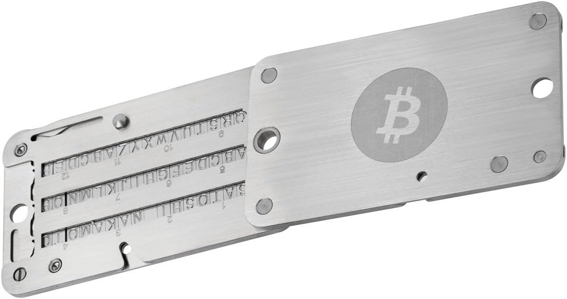 Crypto Seed Phrase Storage Plate, Stainless Steel Backup for Bitcoin Wallets, Compatible with BIP39 8 Crypto Seed Phrase Storage Plate, Stainless Steel Backup for Bitcoin Wallets, Compatible with BIP39 - Image 8