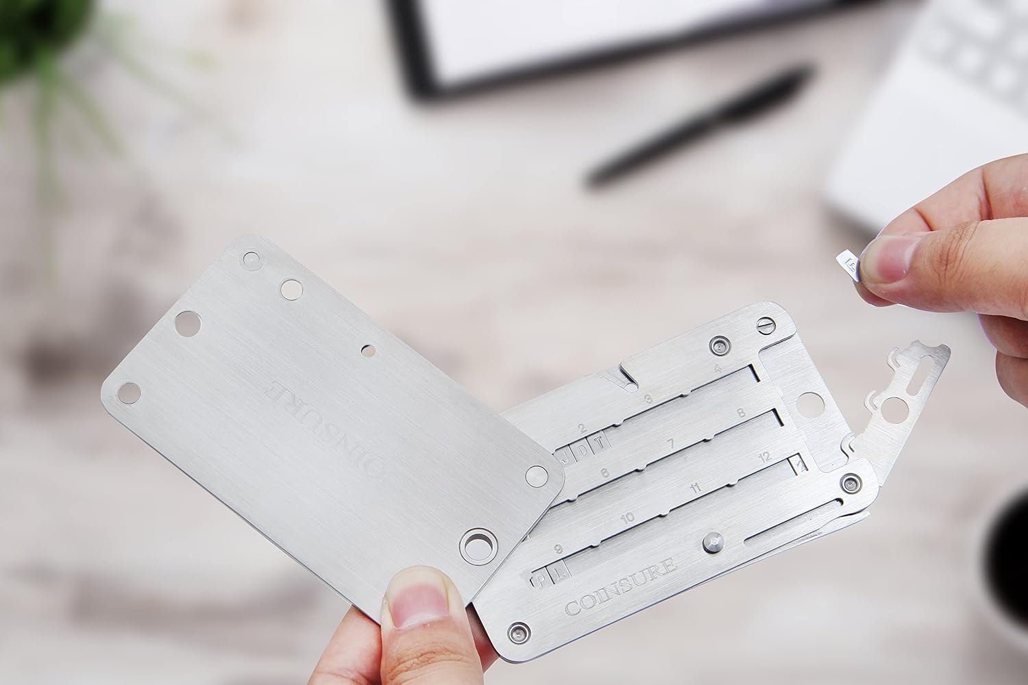 Crypto Seed Phrase Storage Plate, Stainless Steel Backup for Bitcoin Wallets, Compatible with BIP39 9 Crypto Seed Phrase Storage Plate, Stainless Steel Backup for Bitcoin Wallets, Compatible with BIP39 - Image 9