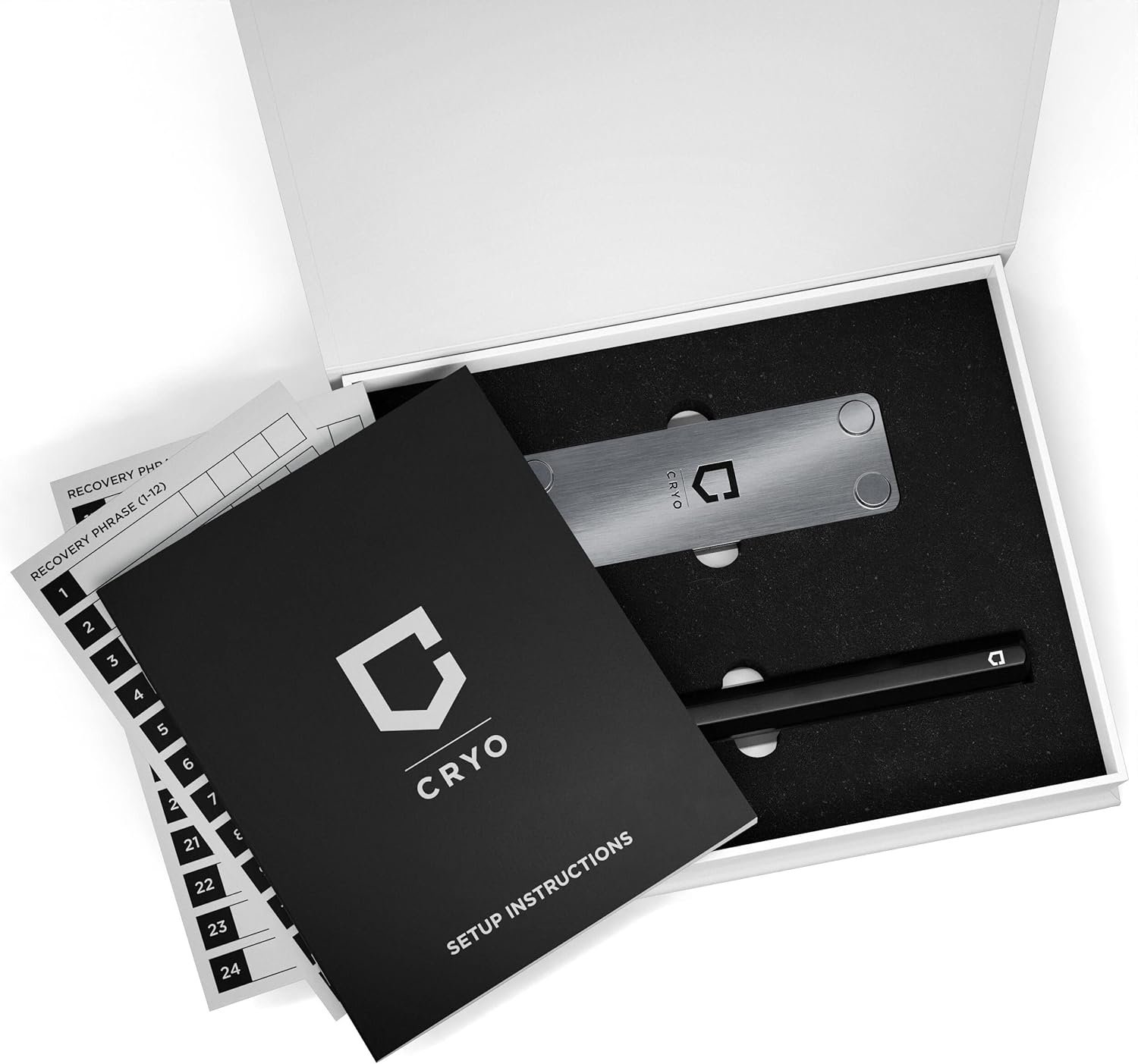 CRYO Crypto Seed Phrase Storage Metal Plate - Cold Wallet Bitcoin 12 to 24 Word Steel Recovery Seedphrase Words Backup - Fireproof Waterproof Cryptocurrency Passphrase & Key Keeper (DOT) 5 CRYO Crypto Seed Phrase Storage Metal Plate - Cold Wallet Bitcoin 12 to 24 Word Steel Recovery Seedphrase Words Backup - Fireproof Waterproof Cryptocurrency Passphrase & Key Keeper (DOT) - Image 5