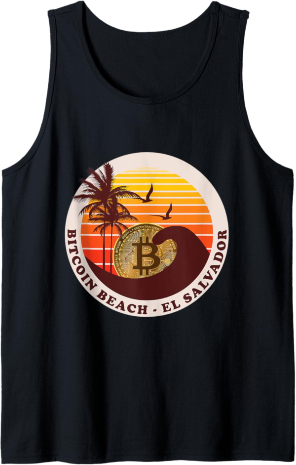Bitcoin Beach El Salvador Tank Top - Image 2