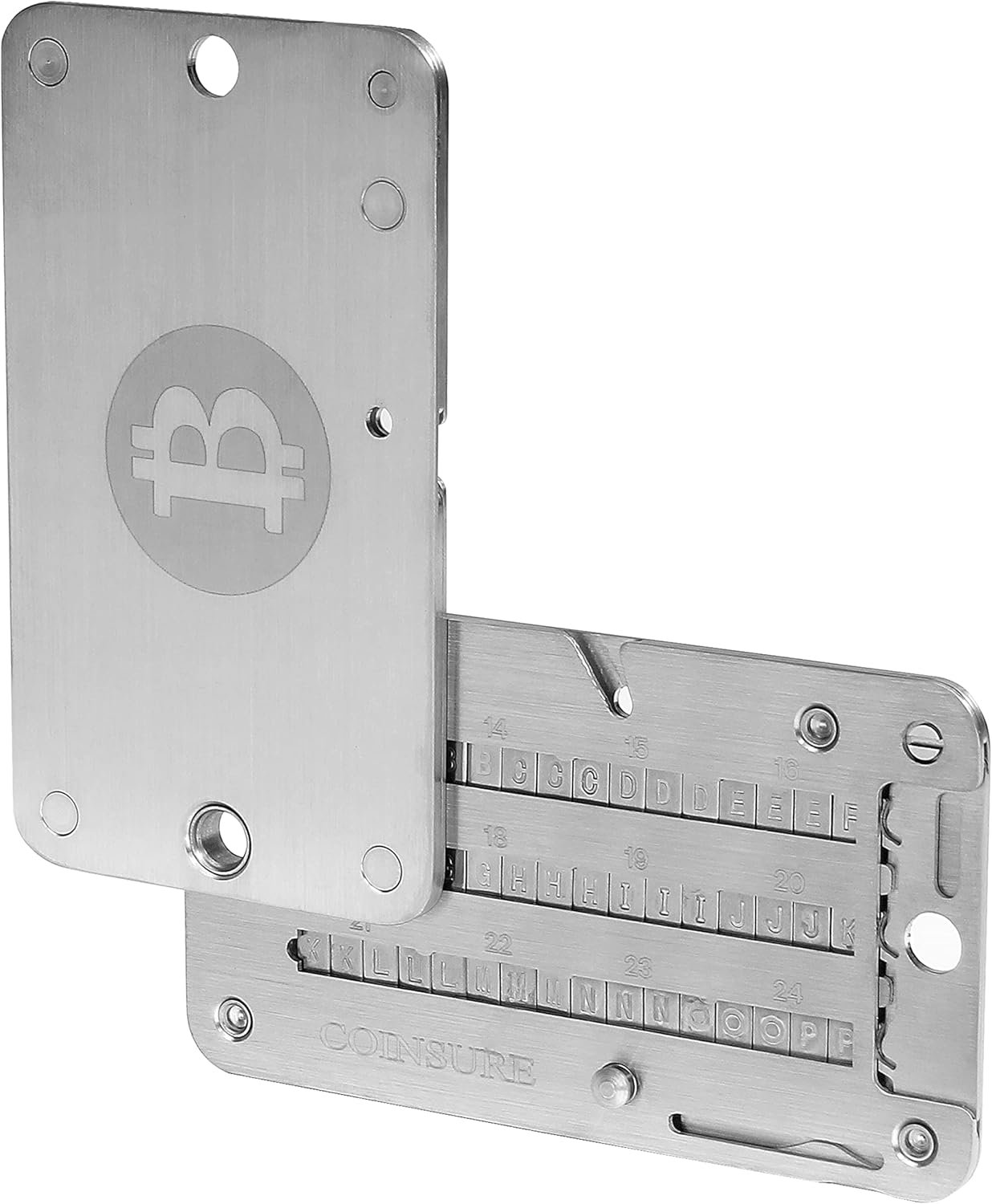 Crypto Seed Phrase Storage Plate, Stainless Steel Backup for Bitcoin Wallets, Compatible with BIP39 2 Crypto Seed Phrase Storage Plate, Stainless Steel Backup for Bitcoin Wallets, Compatible with BIP39 - Image 2