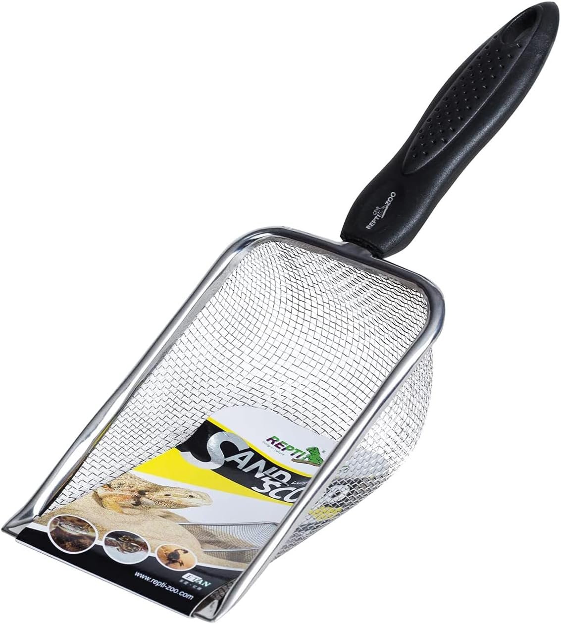 REPTI Zoo Reptile Sand Stainless Steel Fine Mesh Reptile Substrate Metal Sand Shovel Terrarium Substrate Long-Lasting Litter Cleaner Corner Scoop 2 REPTI Zoo Reptile Sand Stainless Steel Fine Mesh Reptile Substrate Metal Sand Shovel Terrarium Substrate Long-Lasting Litter Cleaner Corner Scoop - Image 2