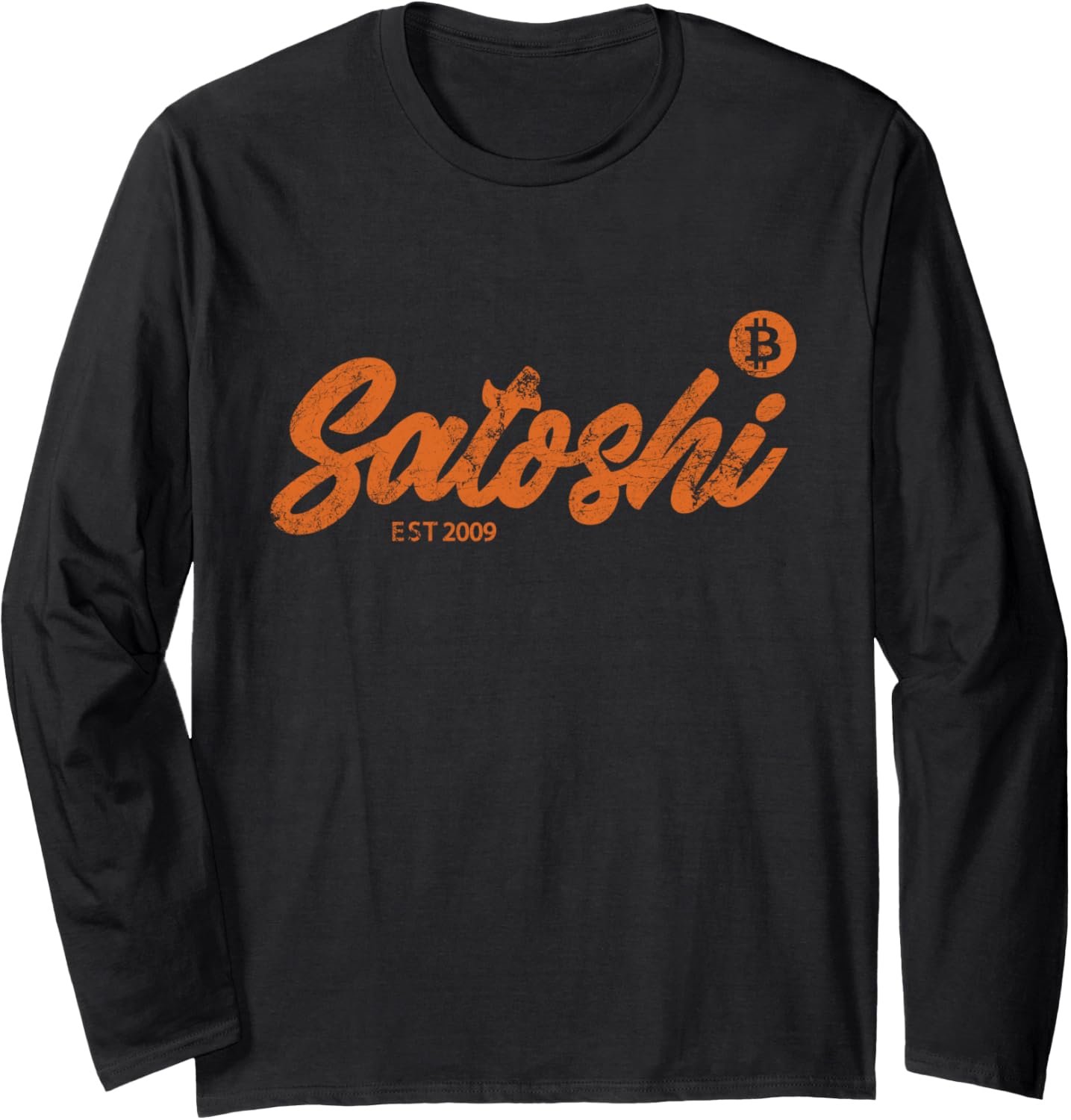 Satoshi Est 2009 Bitcoin Creator Blockchain Currency Long Sleeve T-Shirt 2 Satoshi Est 2009 Bitcoin Creator Blockchain Currency Long Sleeve T-Shirt - Image 2