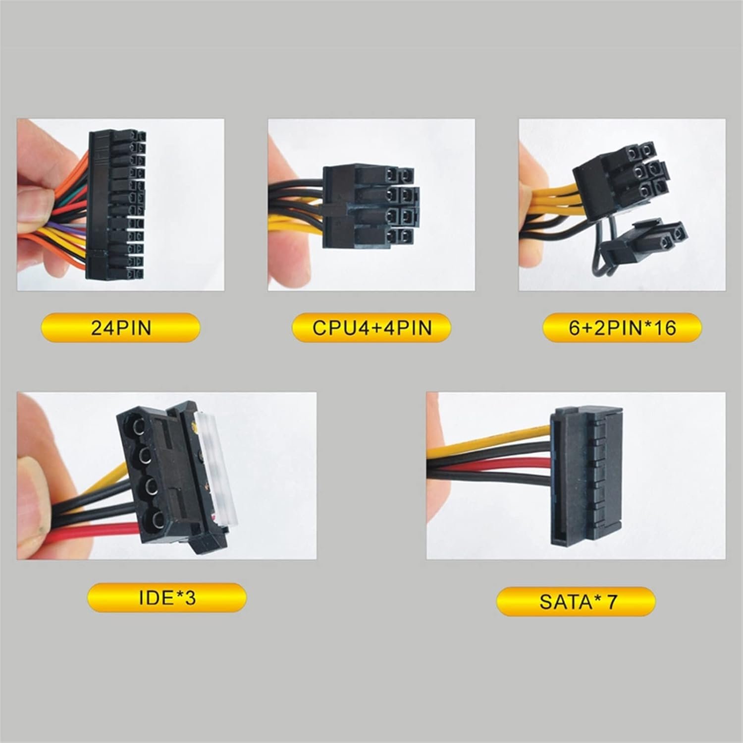 KLVN BTC Mining Power Supply Source 1800W 2000W 2400W PSU 160V-240V ATX 8 GPU Graphic Video Card Support ETH Ethere Bitcoin Miner Rig (Color : 160-240V 2400W A) 7 KLVN BTC Mining Power Supply Source 1800W 2000W 2400W PSU 160V-240V ATX 8 GPU Graphic Video Card Support ETH Ethere Bitcoin Miner Rig (Color : 160-240V 2400W A) - Image 7