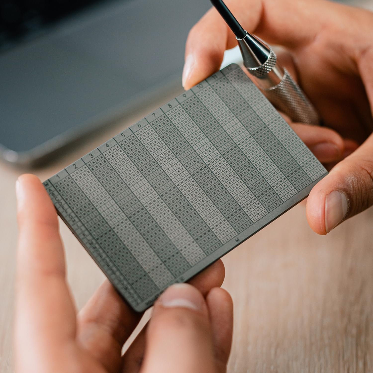 Loki - Titanium Crypto Seed Storage - Secure up to 24 Words - Private Key Backup Compatible with Ledger, Trezor, and Other Hardware Wallets 9 Loki - Titanium Crypto Seed Storage - Secure up to 24 Words - Private Key Backup Compatible with Ledger, Trezor, and Other Hardware Wallets - Image 9