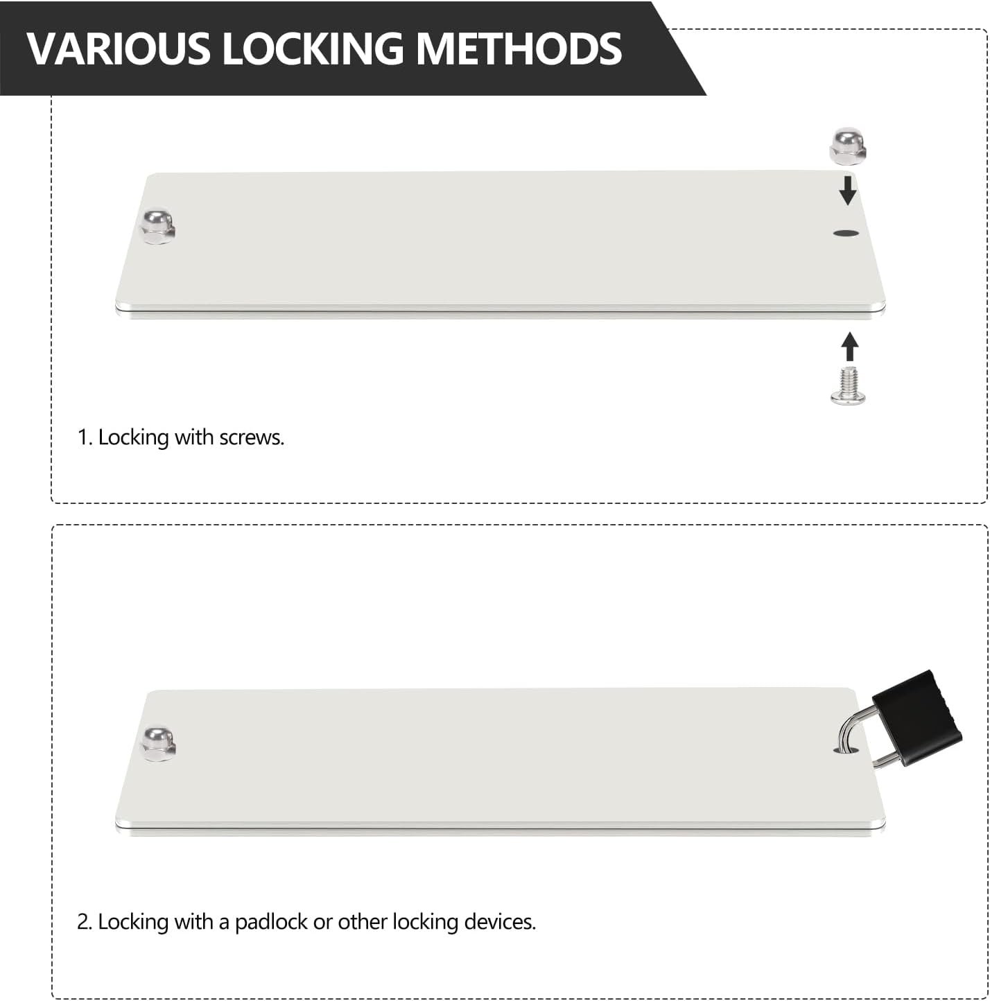 Steel Crypto Seed Storage for BIP39 Hardware, 12 or 24 Words Phrase Bitcoin Seed Storage, Cold Wallet Backup Metal Hardware Cryptocurrency Wallets (Include 2 Stainless Steel Plates) 6 Steel Crypto Seed Storage for BIP39 Hardware, 12 or 24 Words Phrase Bitcoin Seed Storage, Cold Wallet Backup Metal Hardware Cryptocurrency Wallets (Include 2 Stainless Steel Plates) - Image 6
