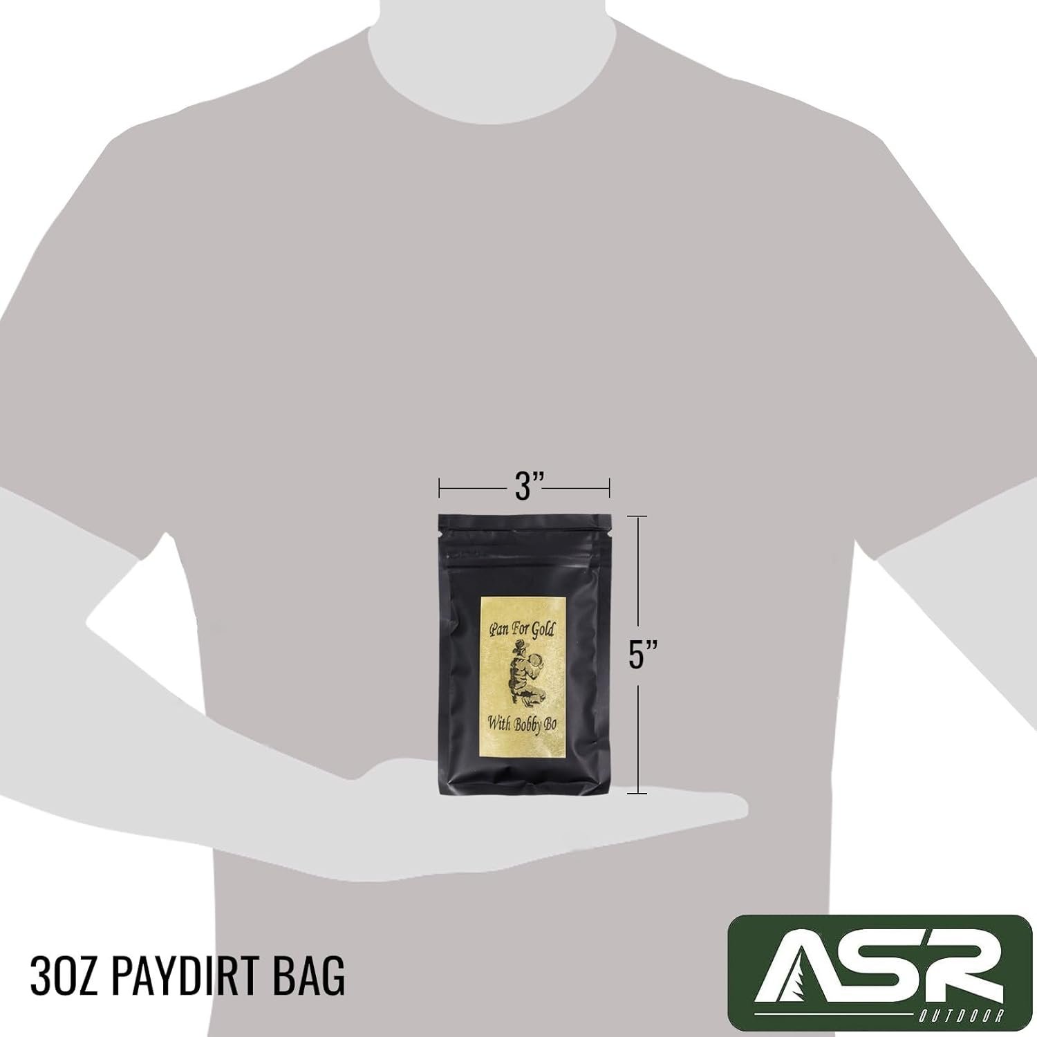 ASR Outdoor Gold Panning Kit with Paydirt Beginner Prospecting Equipment 6pc, Green 3 ASR Outdoor Gold Panning Kit with Paydirt Beginner Prospecting Equipment 6pc, Green - Image 3