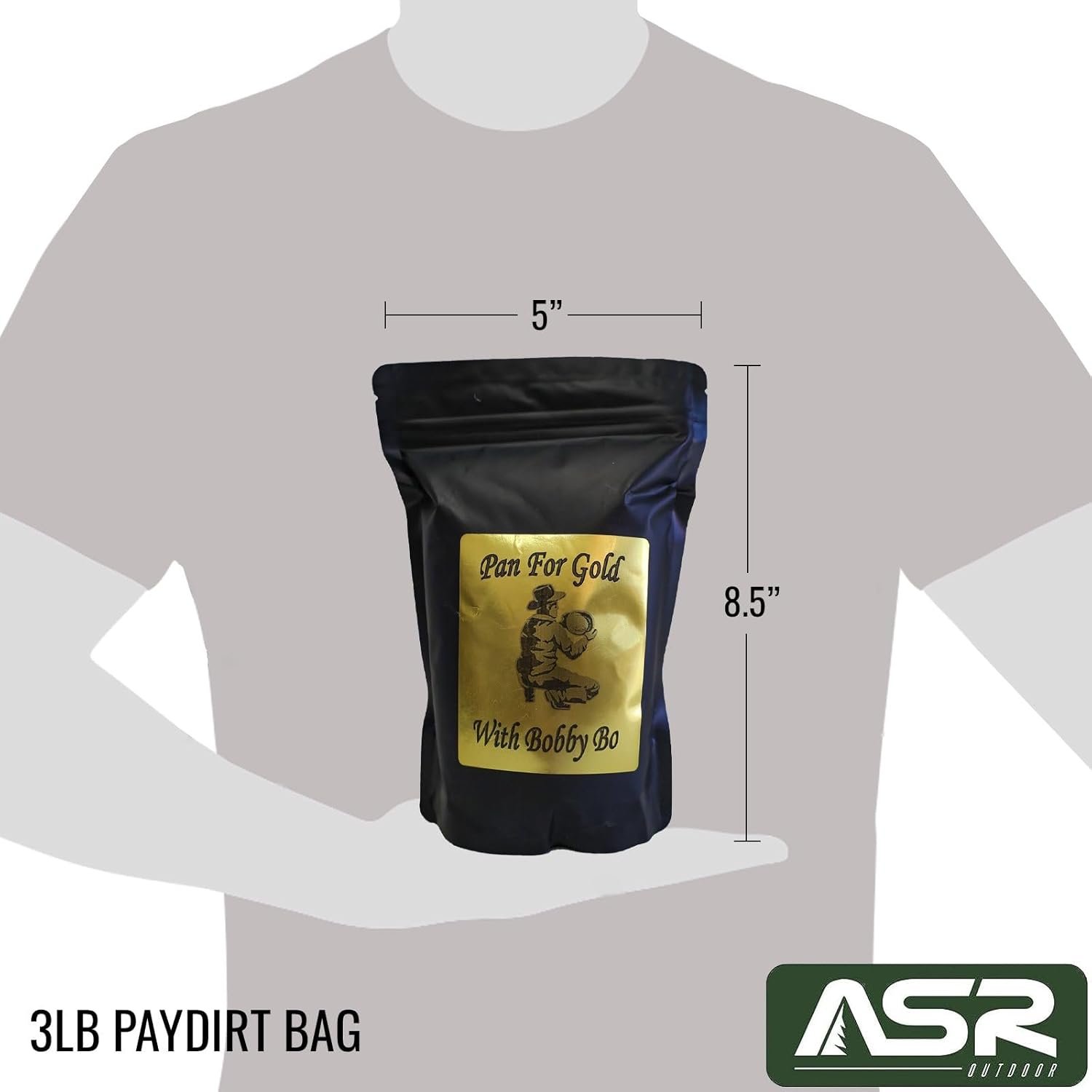 ASR Outdoor 3lb Paydirt Backpack Gold Panning Kit Mini Sluice Box, 15pc (2 Styles) 6 ASR Outdoor 3lb Paydirt Backpack Gold Panning Kit Mini Sluice Box, 15pc (2 Styles) - Image 6