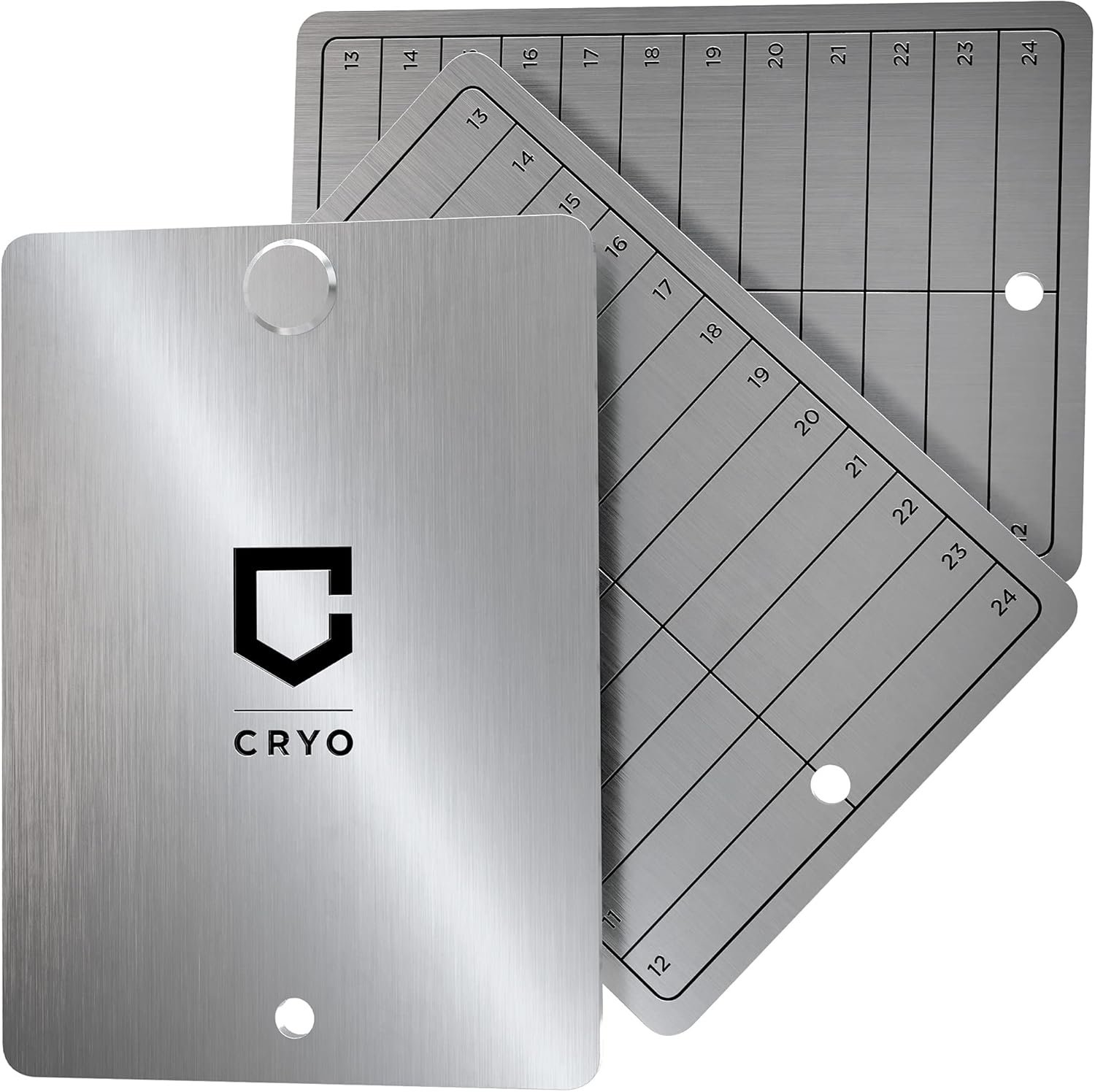CRYO Crypto Seed Phrase Storage - Bitcoin Stainless Steel Wallet - Crypto Recovery Seed Phrase Backup - Cold Storage Cryptocurrency Backup - Store 12 to 48 Words (CARD) 2 CRYO Crypto Seed Phrase Storage - Bitcoin Stainless Steel Wallet - Crypto Recovery Seed Phrase Backup - Cold Storage Cryptocurrency Backup - Store 12 to 48 Words (CARD) - Image 2