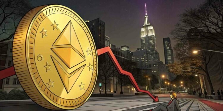 SharpLink’s move puts pressure on Ethereum as it drops below K