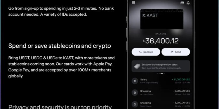 KAST Card Review 2025: The Best VISA Stable Coin Crypto Card KAST Card Review 2025: The Best VISA Stable Coin Crypto Card