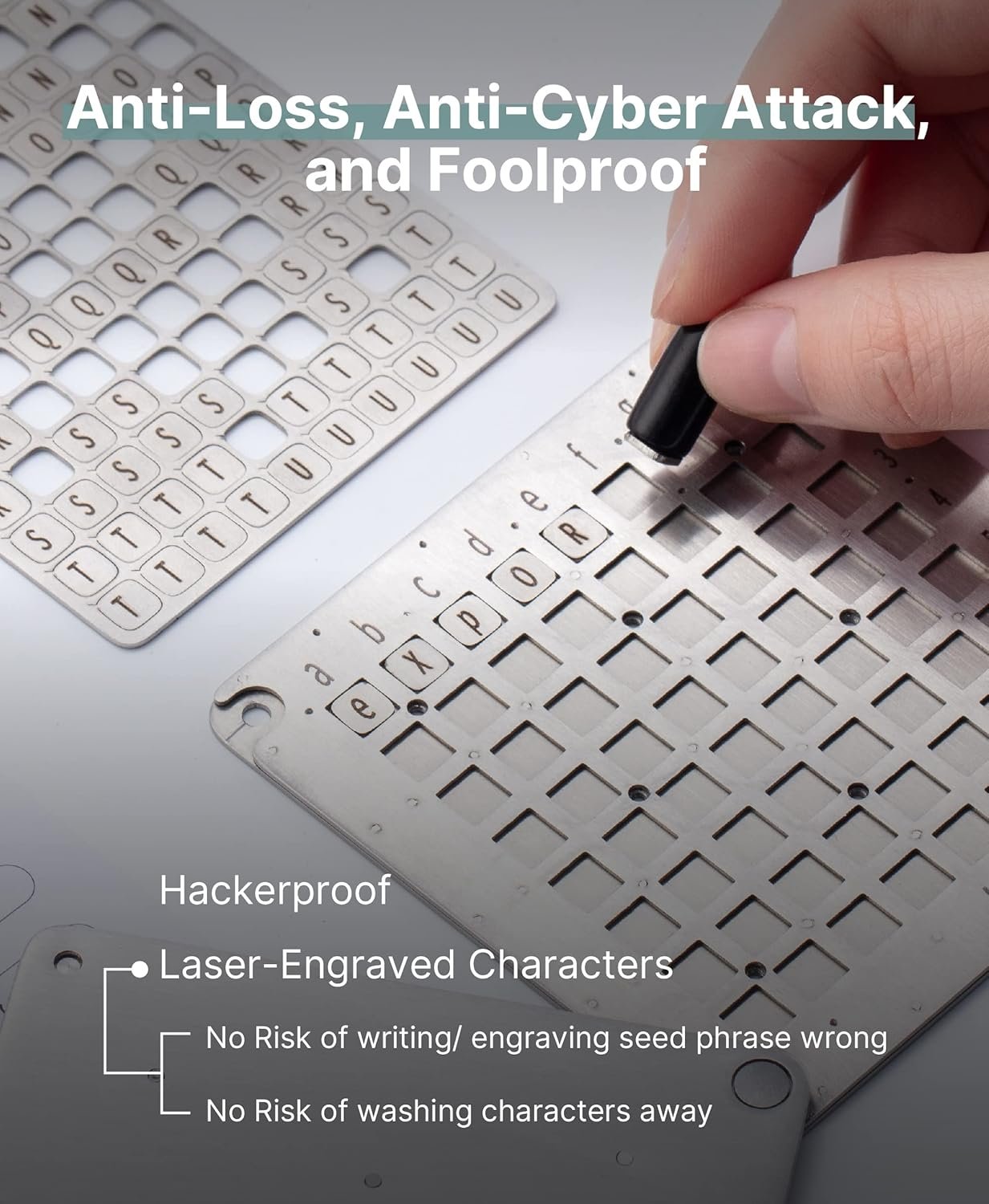 imKey Crypto Seed Storage, Compatible with All BIP39 Hardware Wallet & Software Wallet, Cold Storage Backup, Ledger, Trezor, KeepKey, Supports 12/18/24 Words (S1) (P1) 8 imKey Crypto Seed Storage, Compatible with All BIP39 Hardware Wallet & Software Wallet, Cold Storage Backup, Ledger, Trezor, KeepKey, Supports 12/18/24 Words (S1) (P1) - Image 8