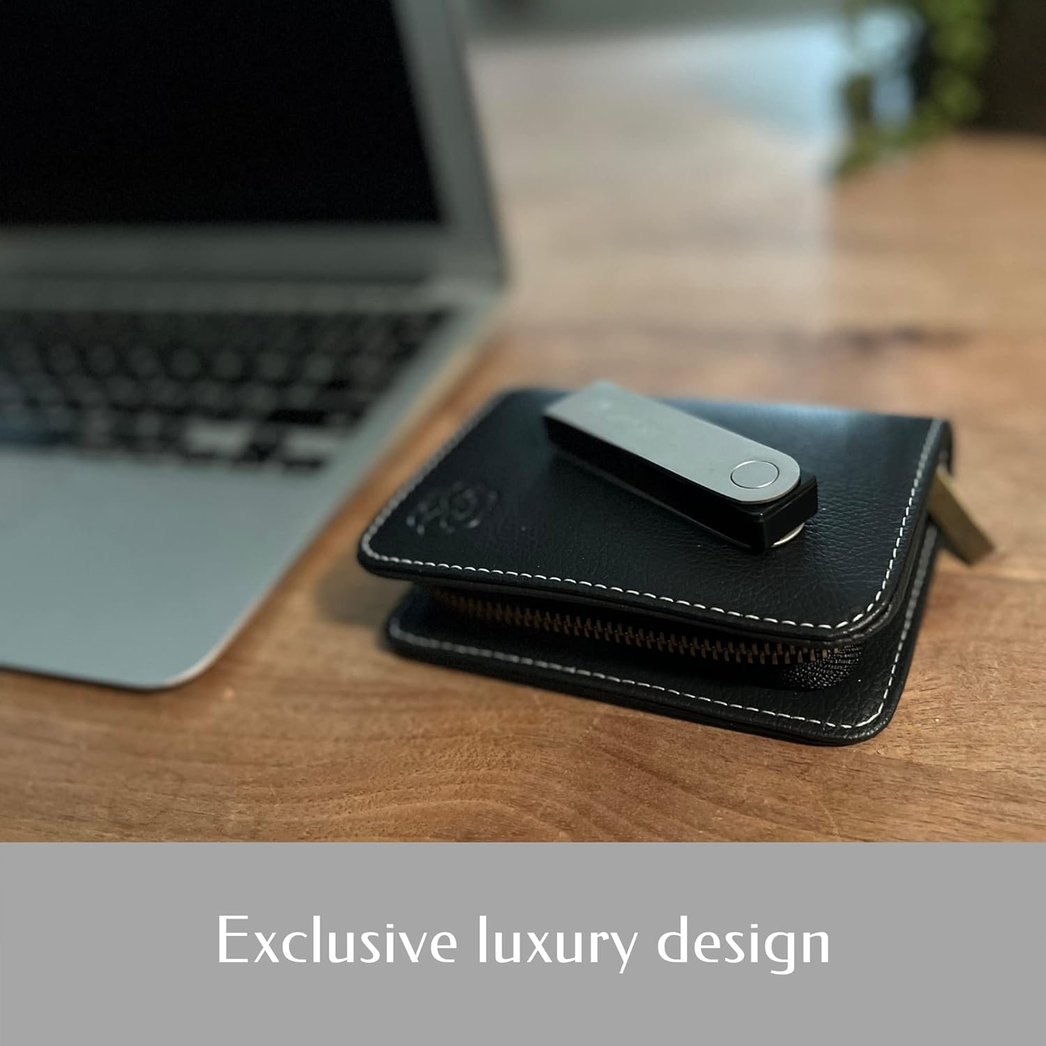 Cryptocurrency Hardware Wallet Case – Luxury Crypto Wallet Case Compatible with Ledger Nano X/S Plus – Protective Vegan Leather Hard Case Wallet for Crypto and NFTs (Black Slimline) 8 Cryptocurrency Hardware Wallet Case – Luxury Crypto Wallet Case Compatible with Ledger Nano X/S Plus – Protective Vegan Leather Hard Case Wallet for Crypto and NFTs (Black Slimline) - Image 8