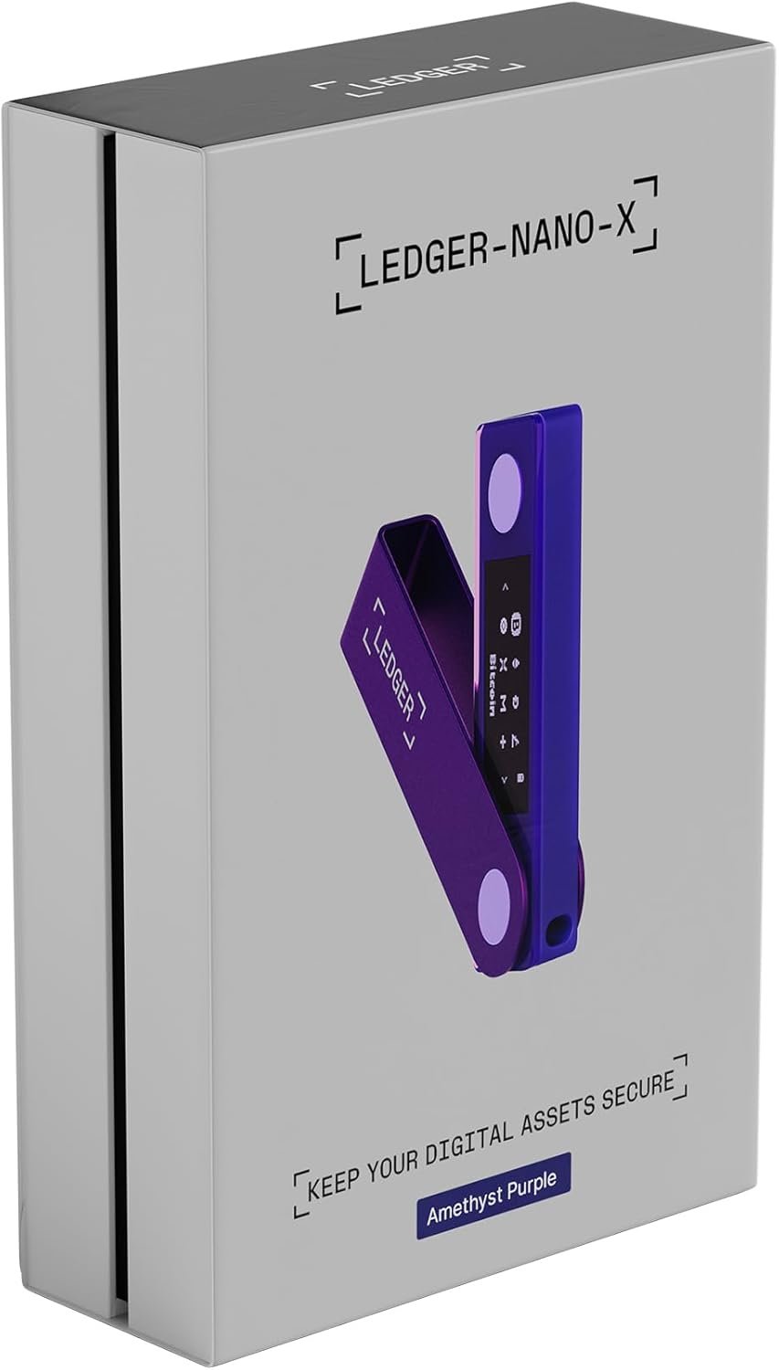 Ledger Nano X - Crypto Hardware Wallet Bluetooth - The Best Way to securely Buy, Manage and Grow All Your Digital Assets (Amethyst Purple) 5 Ledger Nano X - Crypto Hardware Wallet Bluetooth - The Best Way to securely Buy, Manage and Grow All Your Digital Assets (Amethyst Purple) - Image 6