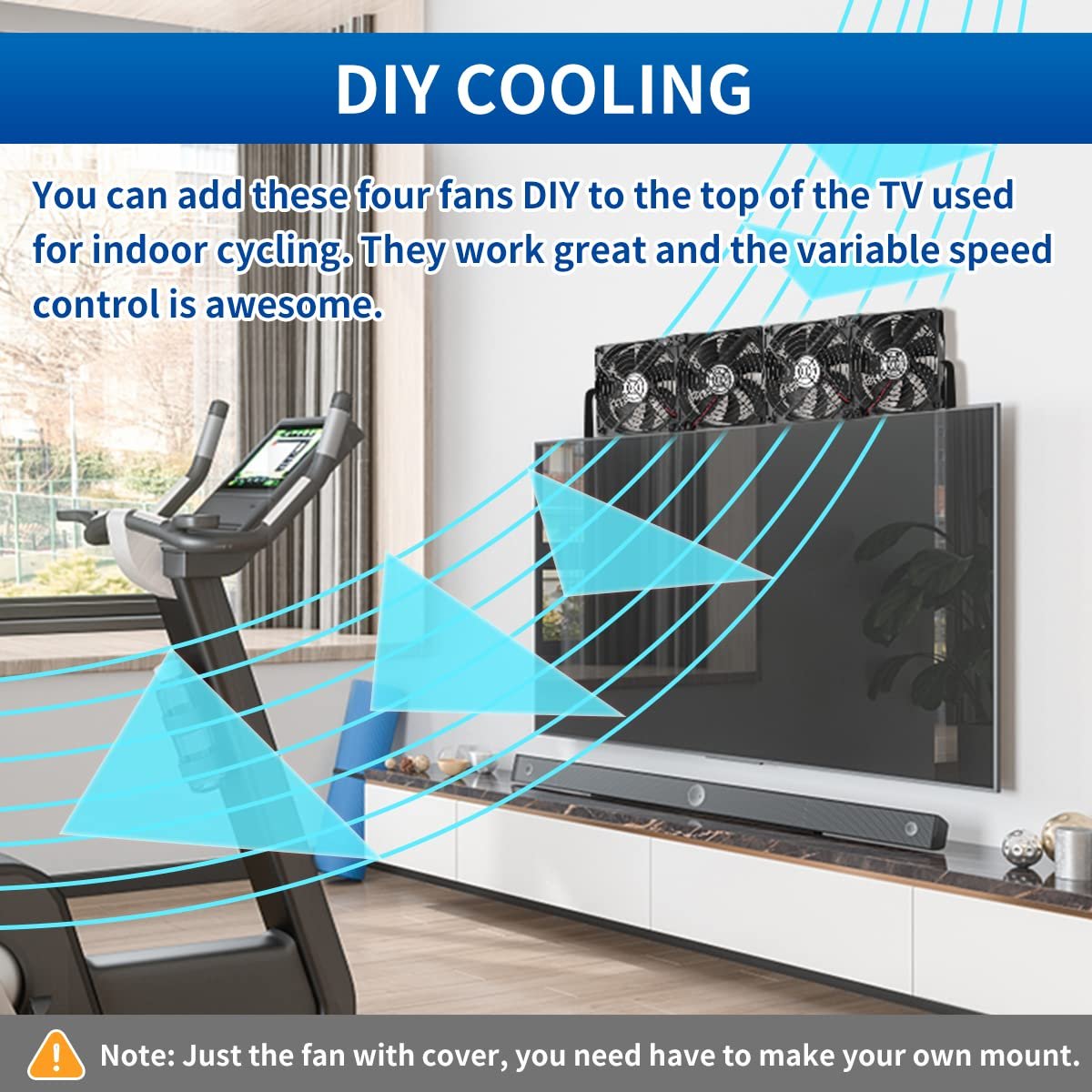 6 x 120mm Server Rack Mount Fan 12V with 100V - 240V AC Power Variable Speed Control, High Airflow for DIY Cooling Mining Rig, Window, AV Cabinets, Home Theater, Refrigerator, Greenhouse 5 6 x 120mm Server Rack Mount Fan 12V with 100V - 240V AC Power Variable Speed Control, High Airflow for DIY Cooling Mining Rig, Window, AV Cabinets, Home Theater, Refrigerator, Greenhouse - Image 5