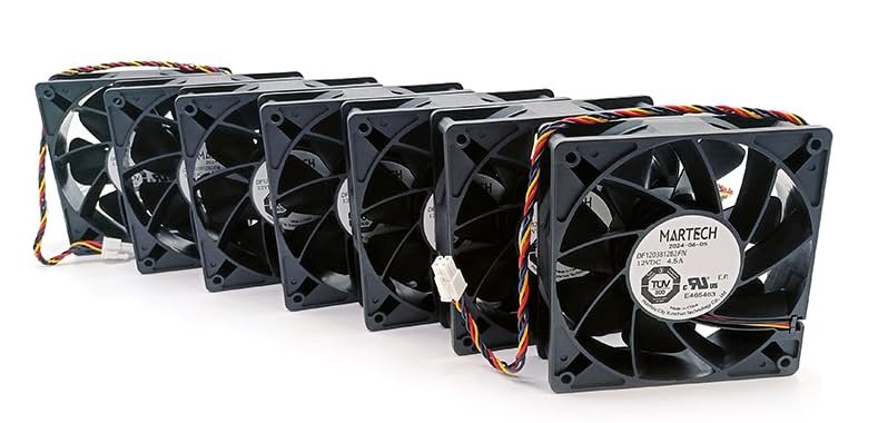 120 MM High Speed 7000 RPM Bearing Replacement Fans for Antminer S21, S21PRO, KS5, L9 and IceRiver KS5L, KS5M, AL3 3 120 MM High Speed 7000 RPM Bearing Replacement Fans for Antminer S21, S21PRO, KS5, L9 and IceRiver KS5L, KS5M, AL3 - Image 3