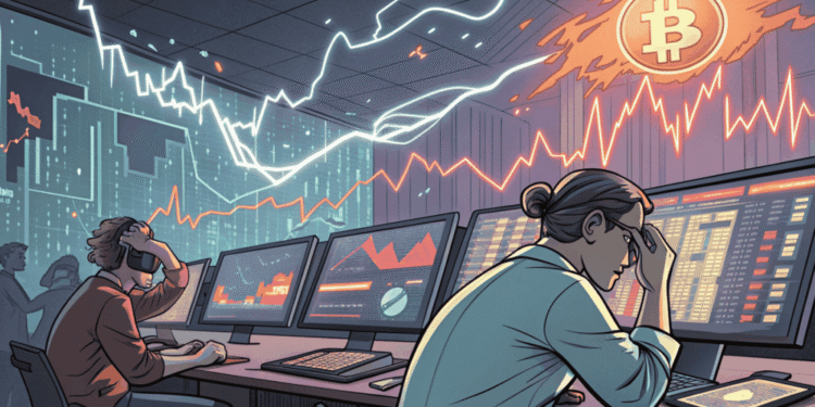 Crypto markets slide as Bitcoin dips below K amid liquidations and tariff-driven uncertainty