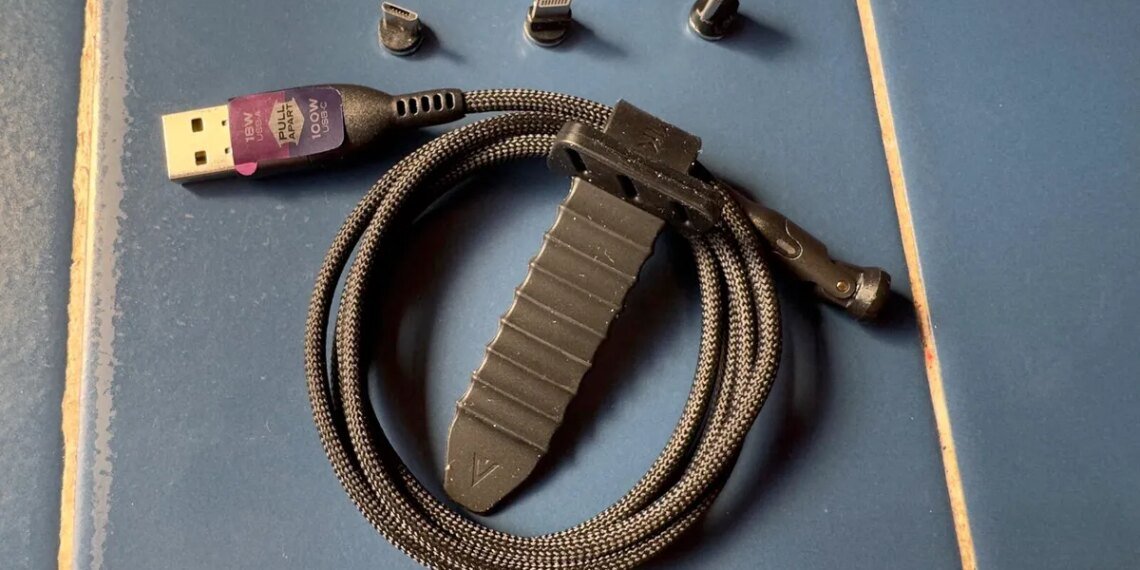 This swappable USB cable replaced all the random cords in my junk drawer