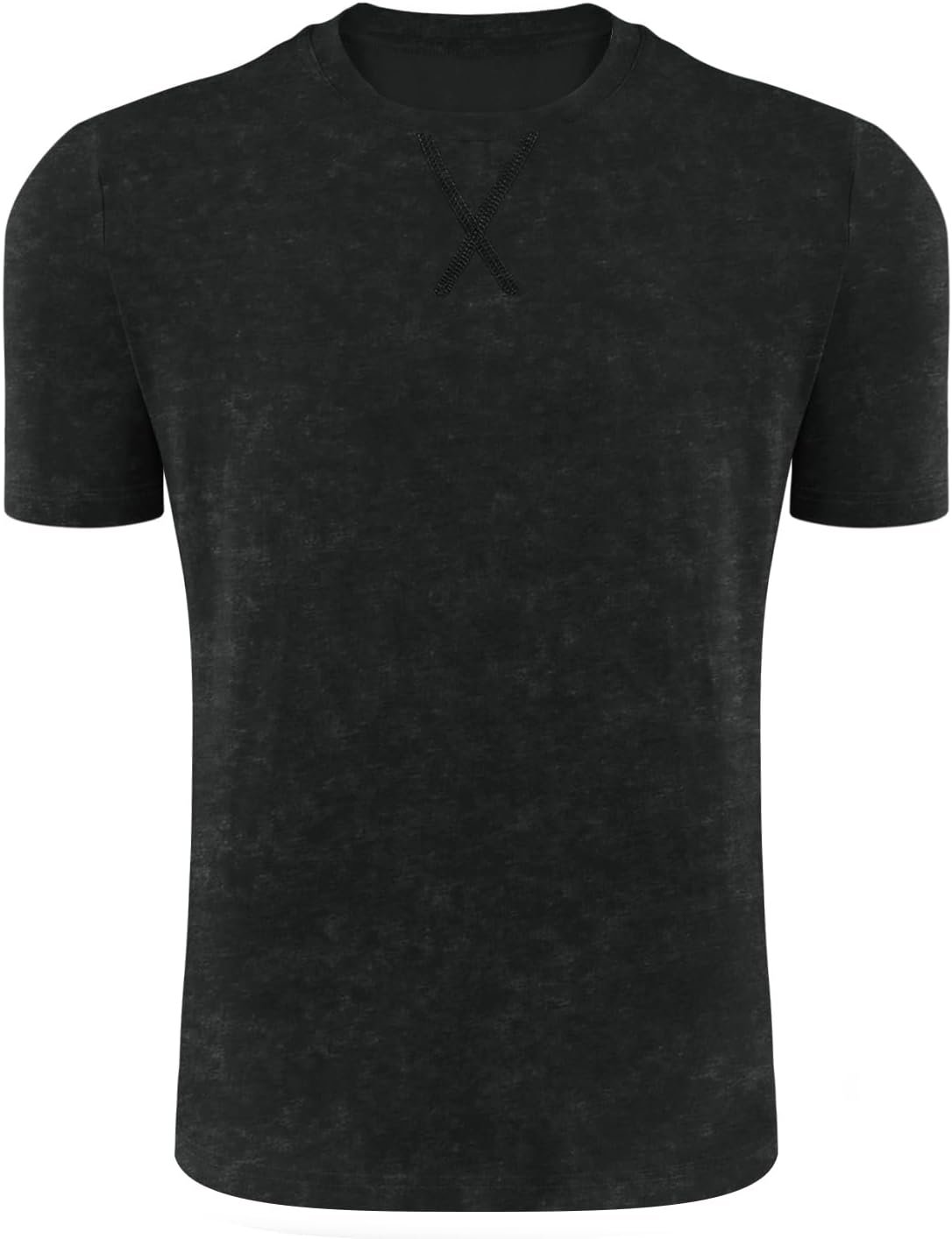 LOGEEYAR Men's Athletic Washed T-Shirts Basic Crew Neck Tees Tops Causal Distressed Cotton T Shirts for Men 4 LOGEEYAR Men's Athletic Washed T-Shirts Basic Crew Neck Tees Tops Causal Distressed Cotton T Shirts for Men - Image 4