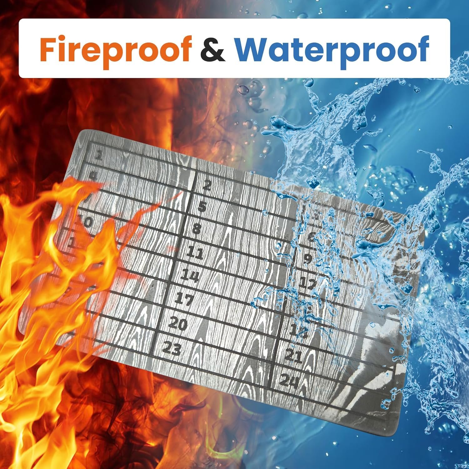 Damascus Steel Wallet Seed Phase 24 words Security Safe Storage Metal Card for Bitcoin & Crypto, Premium Handcrafted Wallet Accessory Collectible EDC Gift Compatible with Trezor, Ledger, OneKey 6 Damascus Steel Wallet Seed Phase 24 words Security Safe Storage Metal Card for Bitcoin & Crypto, Premium Handcrafted Wallet Accessory Collectible EDC Gift Compatible with Trezor, Ledger, OneKey - Image 6