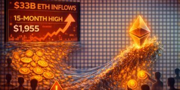 The  Billion Inundation: Ethereum Inflows Hit a 15-Month High As Price Teeters At ,955