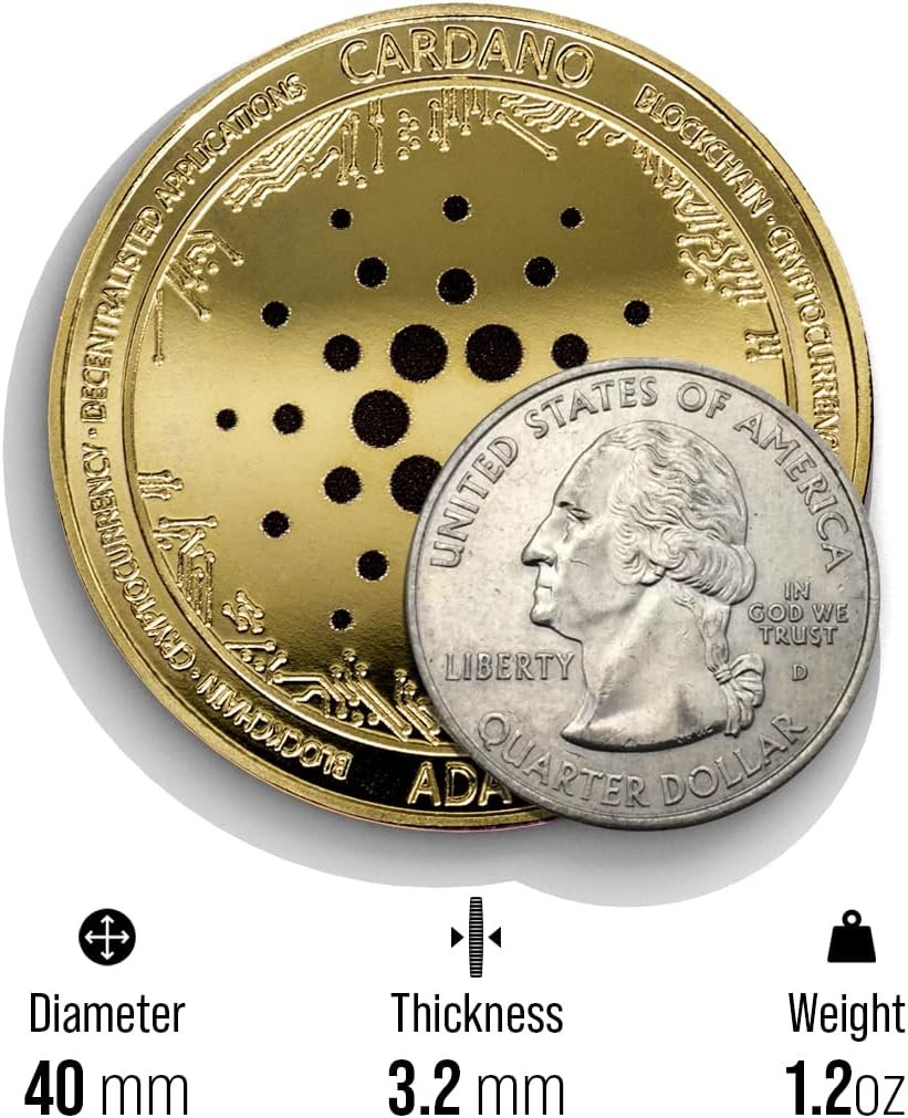 Cryptochips | Cardano (ADA) Physical Crypto Coin | Commemorative Cryptocurrency You Can HODL 4 Cryptochips | Cardano (ADA) Physical Crypto Coin | Commemorative Cryptocurrency You Can HODL - Image 4