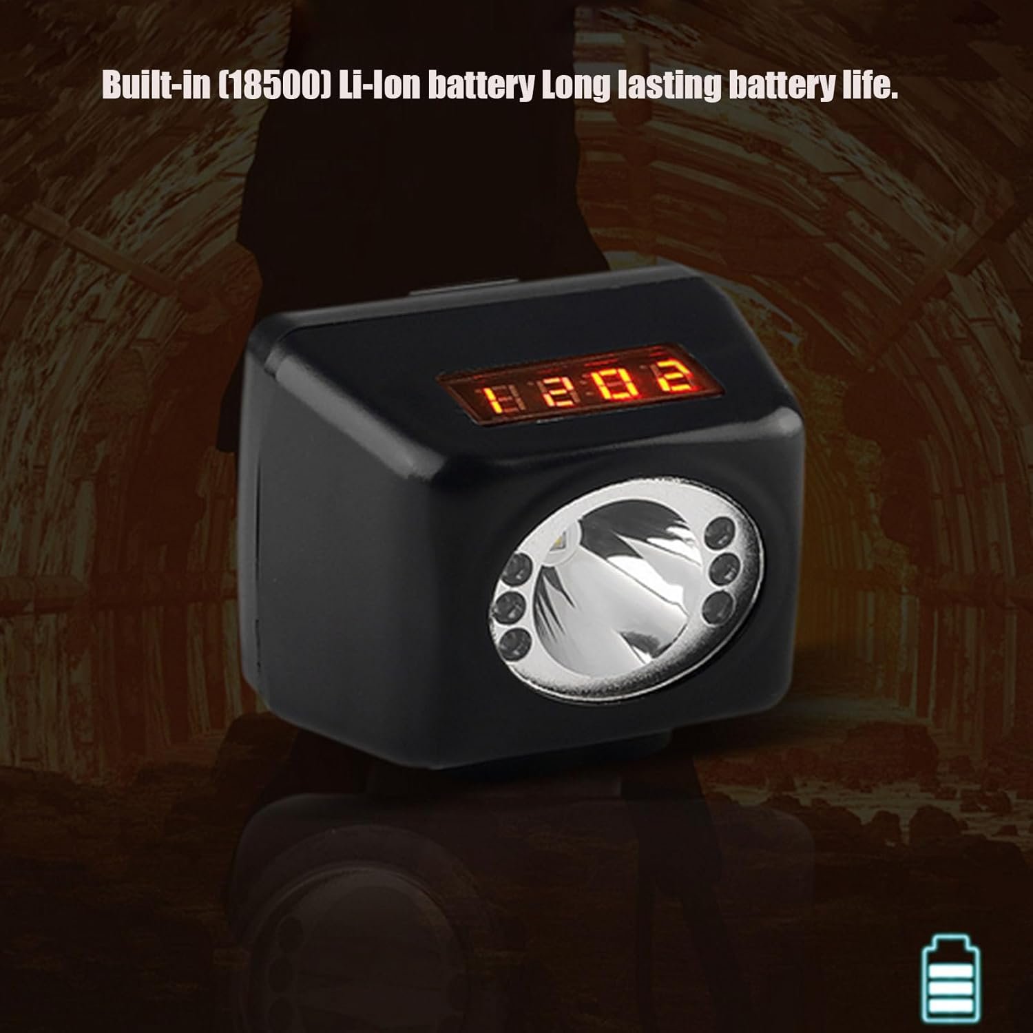 3W 4500Mah Safety Waterproof Explosion Proof Cap Light, Ultra Bright LED Mining Lamp Portable Flashlight Suitable for Hiking, Exploring, Camping 6 3W 4500Mah Safety Waterproof Explosion Proof Cap Light, Ultra Bright LED Mining Lamp Portable Flashlight Suitable for Hiking, Exploring, Camping - Image 6