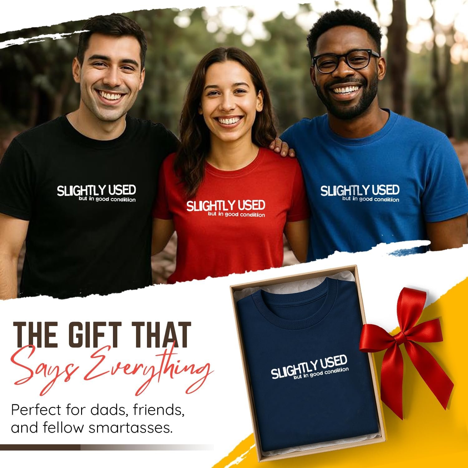 Slightly Used But in Good Condition Men's Graphic T-Shirts, Printed in The USA Adult Humor Funny Novelty Graphic Tees for Men 3 Slightly Used But in Good Condition Men's Graphic T-Shirts, Printed in The USA Adult Humor Funny Novelty Graphic Tees for Men - Image 3