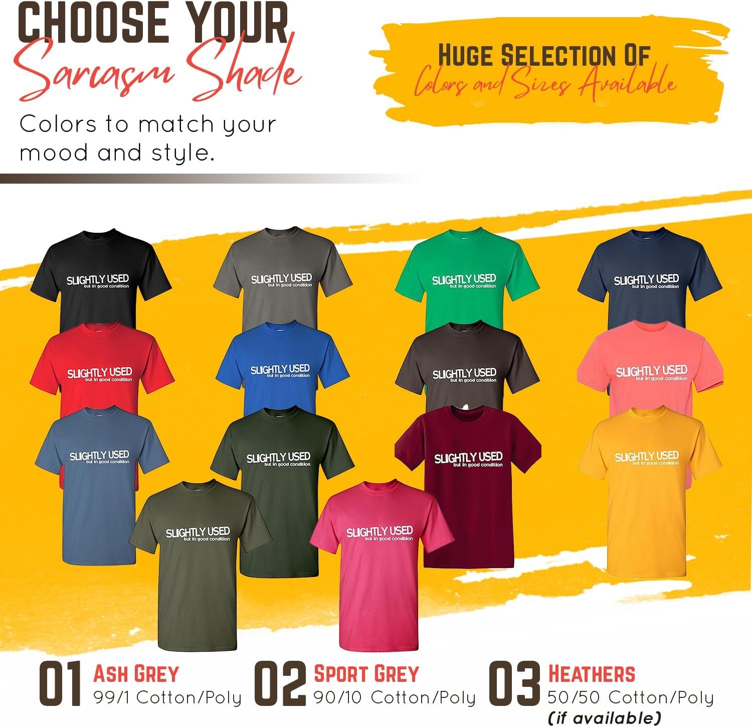 Slightly Used But in Good Condition Men's Graphic T-Shirts, Printed in The USA Adult Humor Funny Novelty Graphic Tees for Men 5 Slightly Used But in Good Condition Men's Graphic T-Shirts, Printed in The USA Adult Humor Funny Novelty Graphic Tees for Men - Image 5