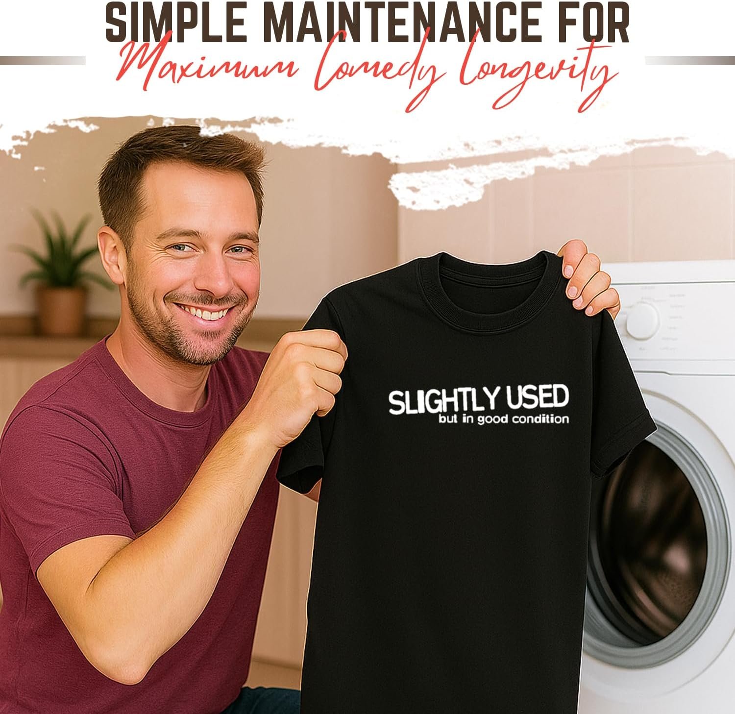 Slightly Used But in Good Condition Men's Graphic T-Shirts, Printed in The USA Adult Humor Funny Novelty Graphic Tees for Men 8 Slightly Used But in Good Condition Men's Graphic T-Shirts, Printed in The USA Adult Humor Funny Novelty Graphic Tees for Men - Image 8