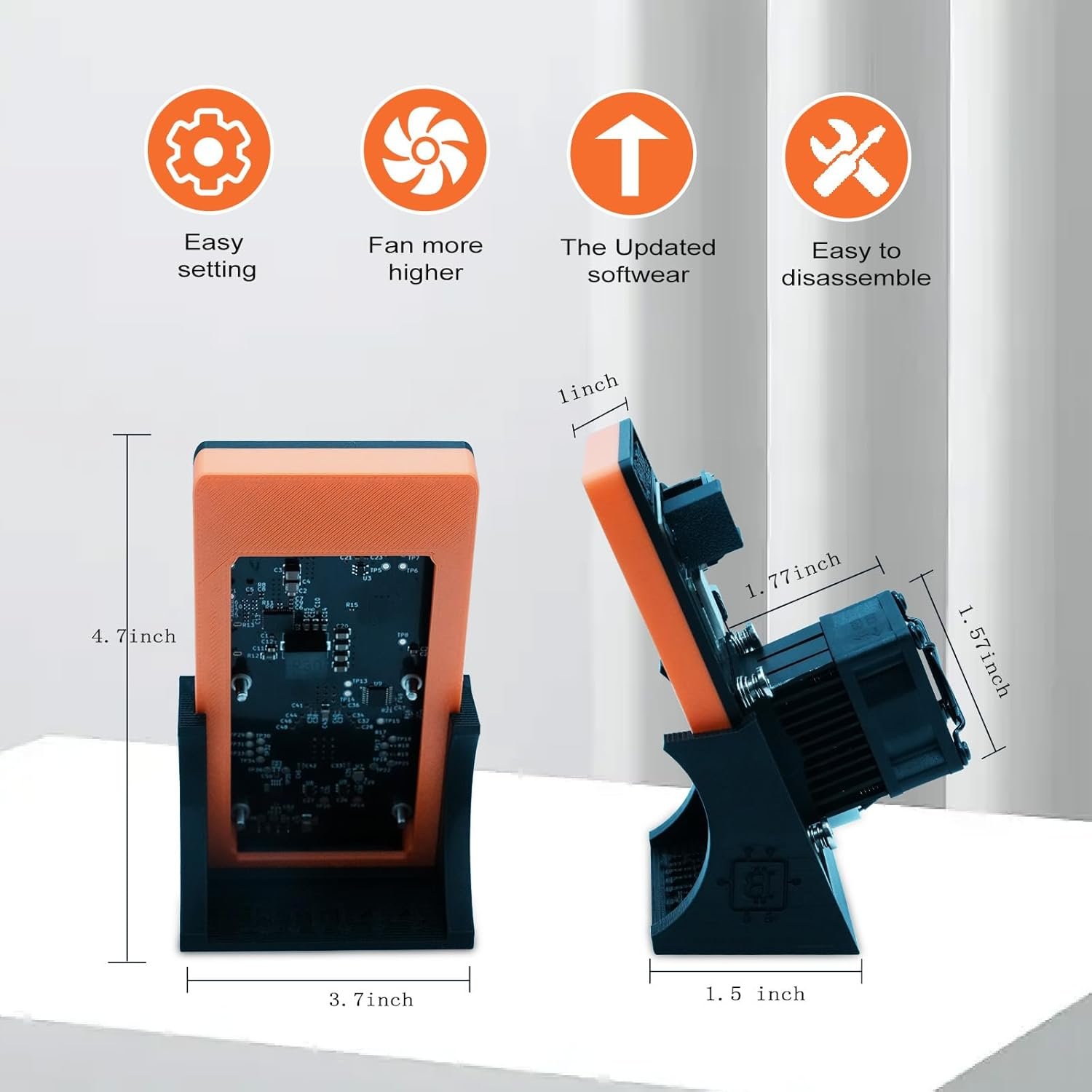 Bitcoins Miner Bitaxes Gamma 601 Asic Crypto Miner Open Source 1.2TH/S 18W Solo Miner Quite Home with Power Supply & Stand Included.Plug and Play BTC Miner 3 Bitcoins Miner Bitaxes Gamma 601 Asic Crypto Miner Open Source 1.2TH/S 18W Solo Miner Quite Home with Power Supply & Stand Included.Plug and Play BTC Miner - Image 3