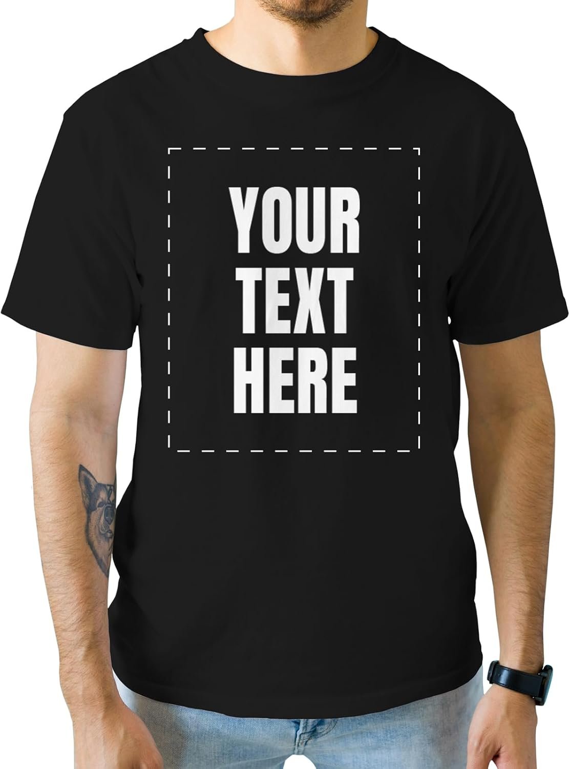 GotPrint Custom Shirt for Men, Women, Add Your Own Text Personalized T Shirts, Customizable Shirt Front/Back Soft Graphic Tee 3 GotPrint Custom Shirt for Men, Women, Add Your Own Text Personalized T Shirts, Customizable Shirt Front/Back Soft Graphic Tee - Image 3
