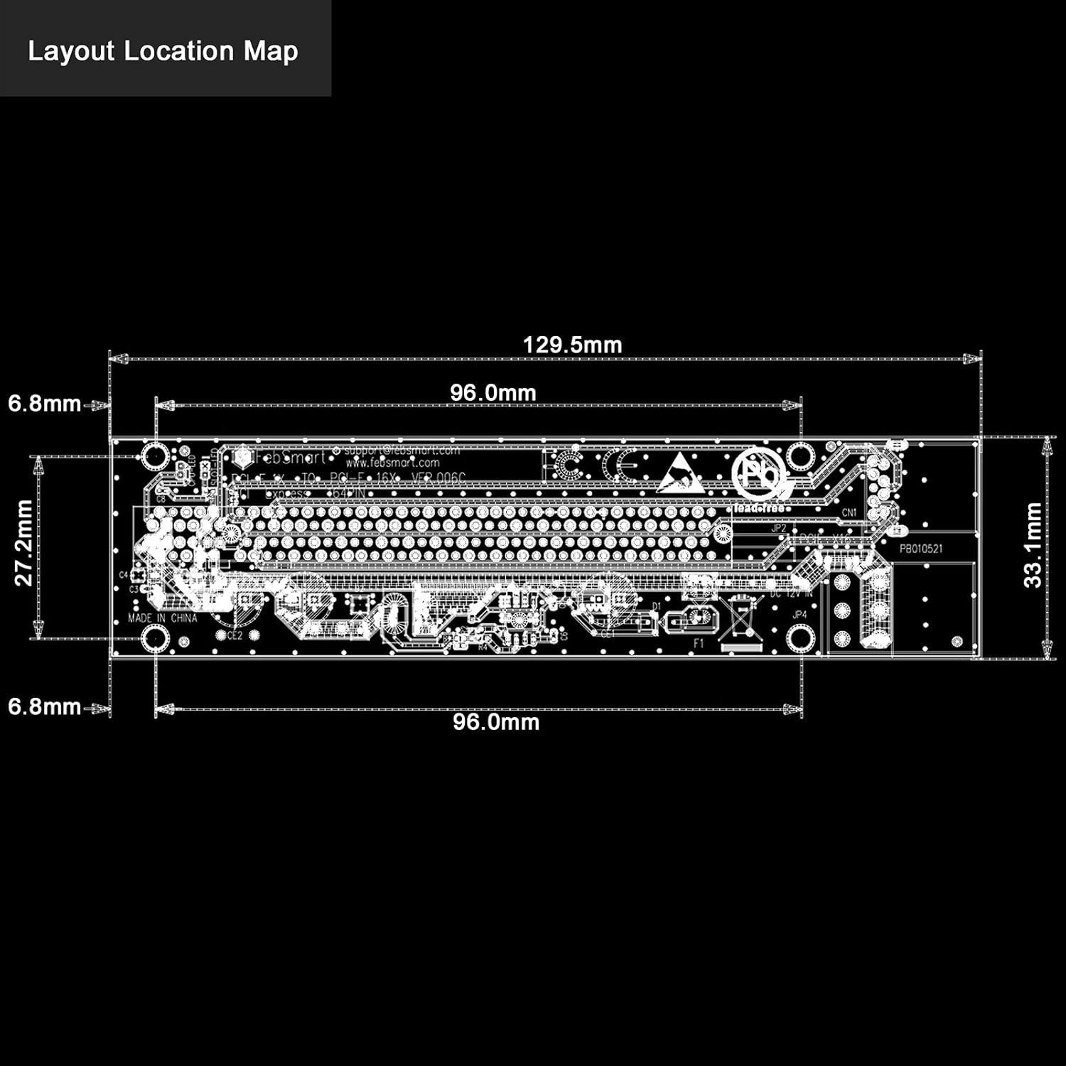 GPU Riser for Ethereum Mining Rigs, PCIE Risers for ETH Mining Rigs, 6PCS Black 9 GPU Riser for Ethereum Mining Rigs, PCIE Risers for ETH Mining Rigs, 6PCS Black - Image 9
