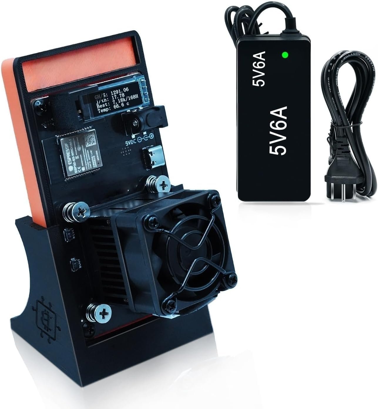 Bitcoins Miner Bitaxes Gamma 601 Asic Crypto Miner Open Source 1.2TH/S 18W Solo Miner Quite Home with Power Supply & Stand Included.Plug and Play BTC Miner 2 Bitcoins Miner Bitaxes Gamma 601 Asic Crypto Miner Open Source 1.2TH/S 18W Solo Miner Quite Home with Power Supply & Stand Included.Plug and Play BTC Miner - Image 2