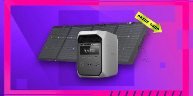 Want a solar generator without spending ,000? This EcoFlow bundle is 9 for Prime Day